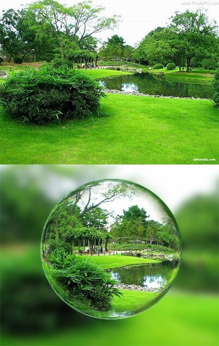 水晶球特效立体效果